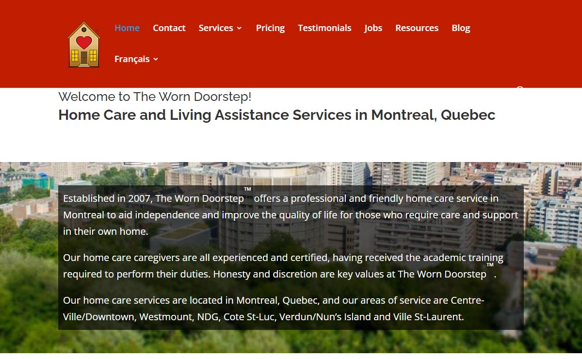 Home Care & Living Assistance Services Montreal | Worn Doorstep