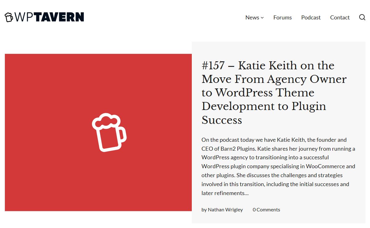 WP Tavern – WordPress News — Free as in Beer.