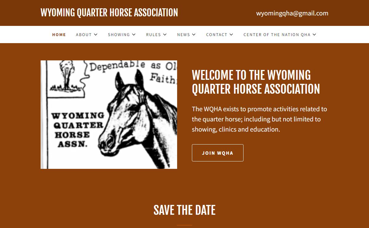Wyoming Quarter Horse Association - Horse Show, Aqha