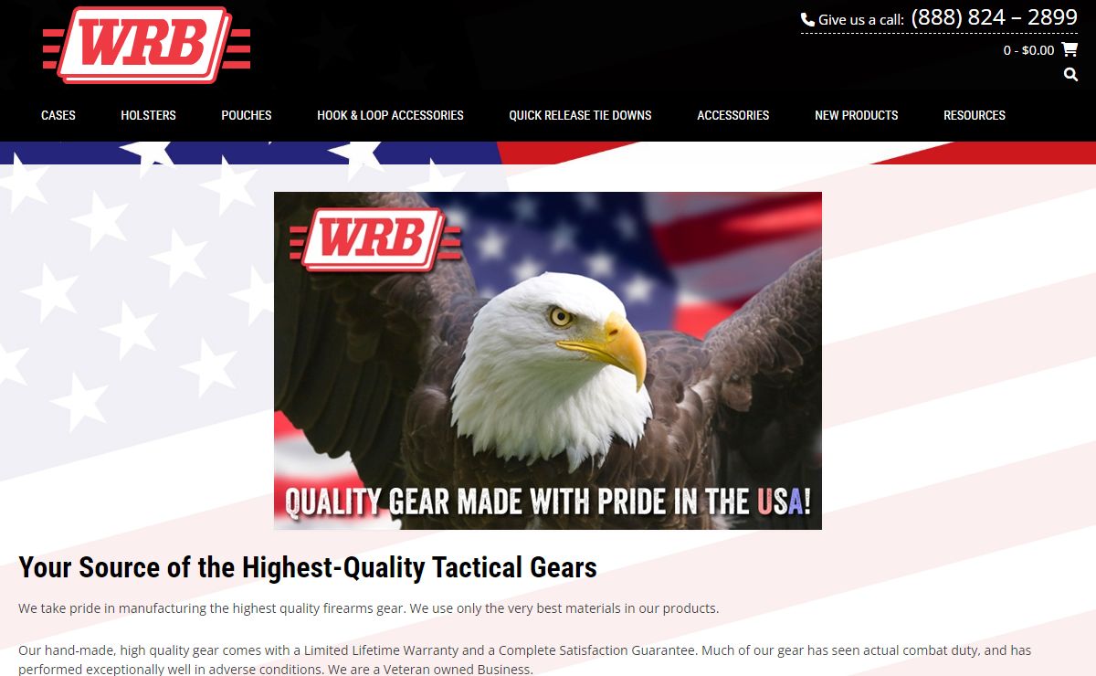 Tactical Gears for Sale | WRB Sales Online - Holsters - Cases