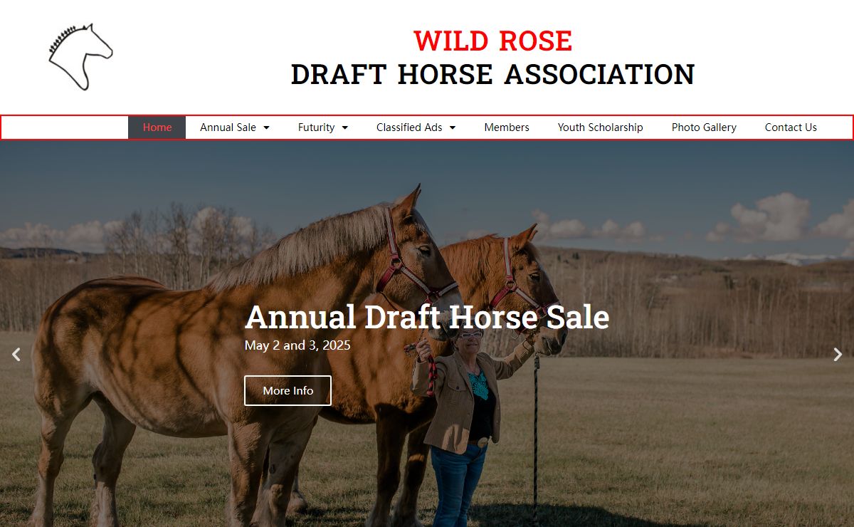 Home - Wild Rose Draft Horse Association