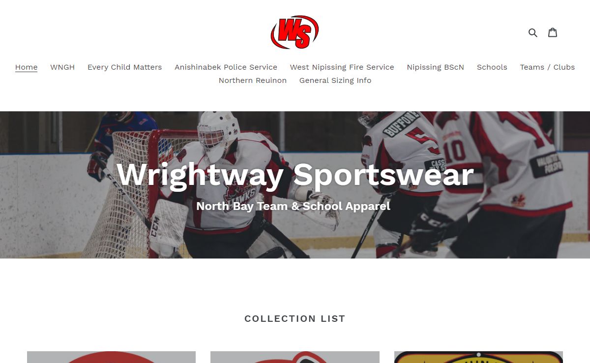 Wrightway Sportswear - North Bay School and Team Apparel