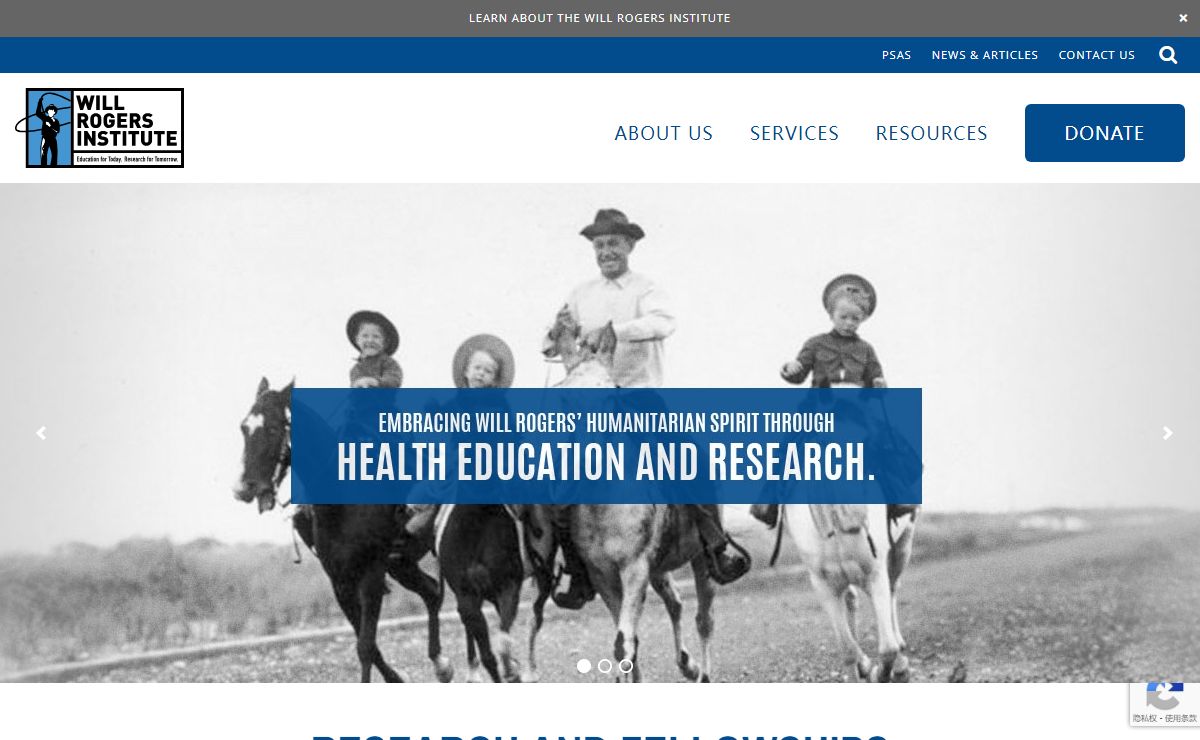 Home - Will Rogers Institute