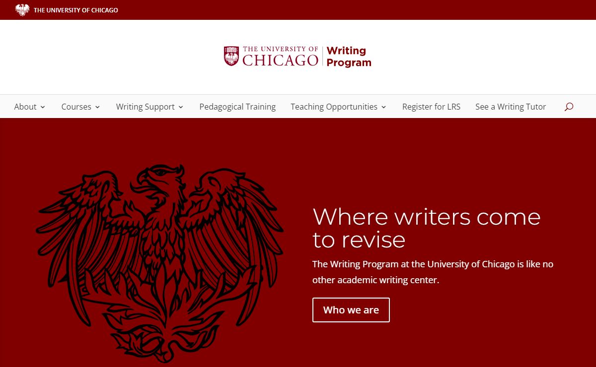 University of Chicago Writing Program
