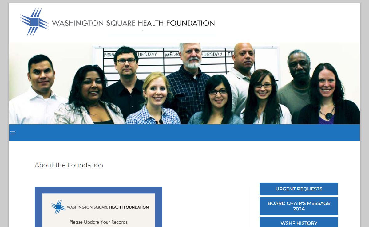 Washington Square Health Foundation – Granting Funds to Promote Healthcare Access to Chicago Area