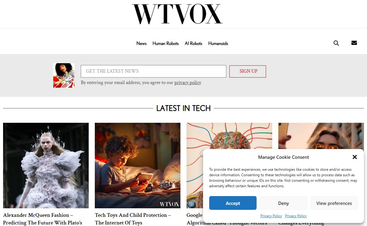 WTVOX - The Home of Human Robots