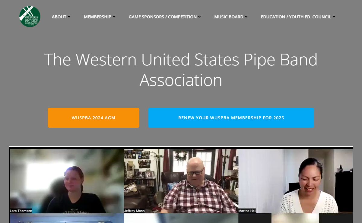 The Western United States Pipe Band Association – The Western United States Pipe Band Association