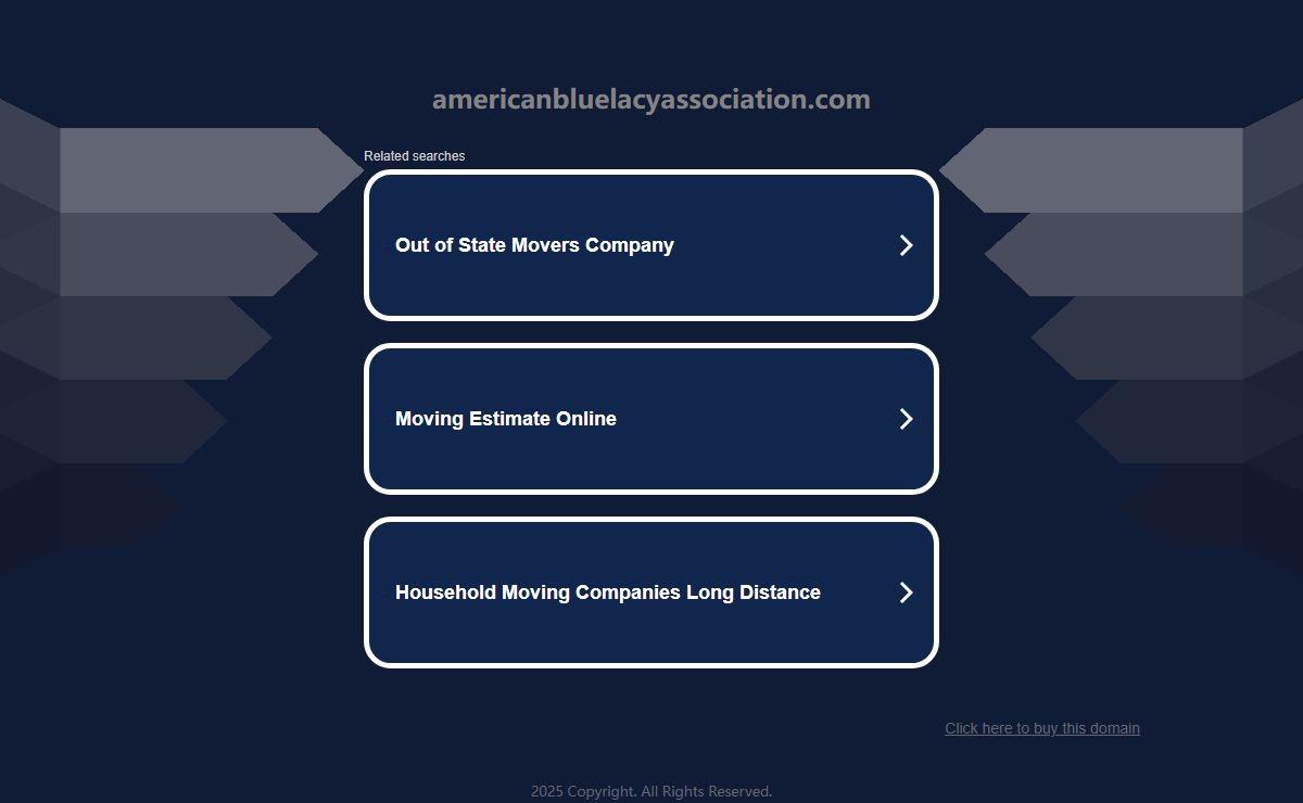 americanbluelacyassociation.com
