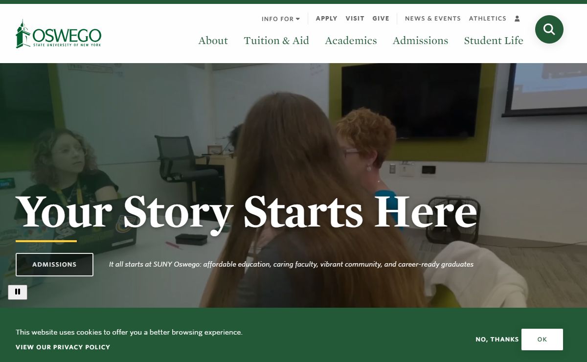SUNY Oswego | Home