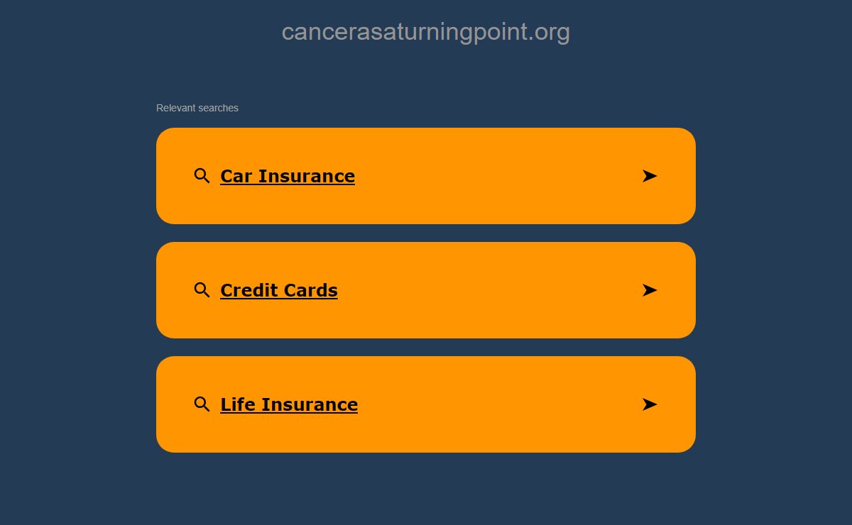 cancerasaturningpoint.org - This website is for sale! - cancerasaturningpoint Resources and Information.