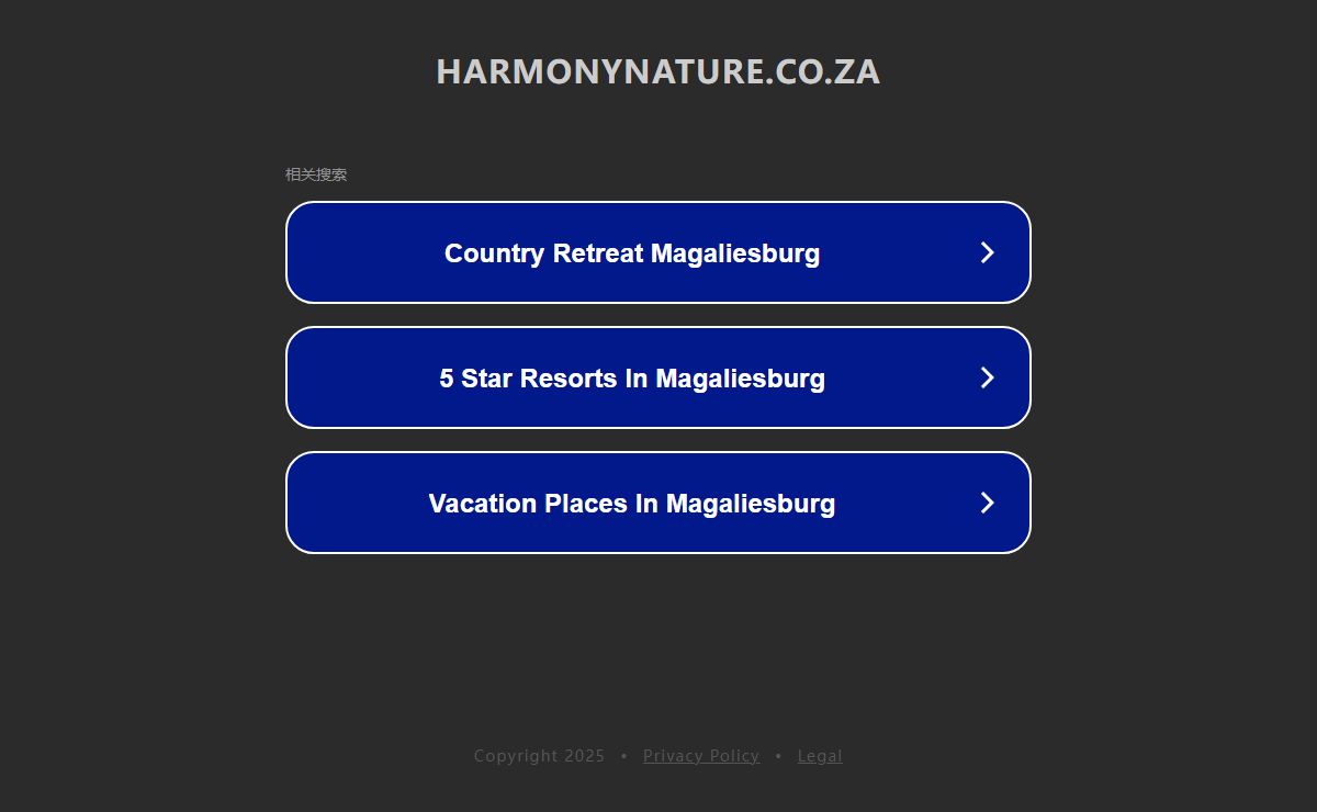 harmonynature.co.za