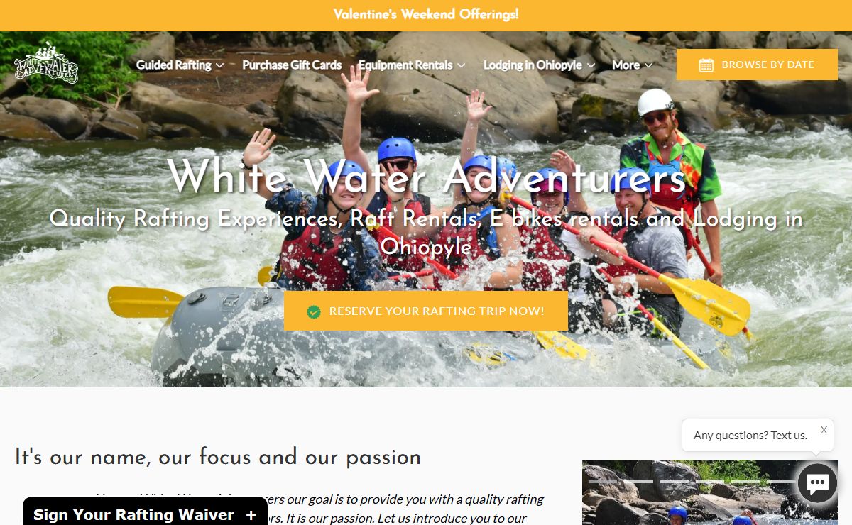 White Water Adventurers | Quality Rafting in Ohiopyle | Lower Yough River