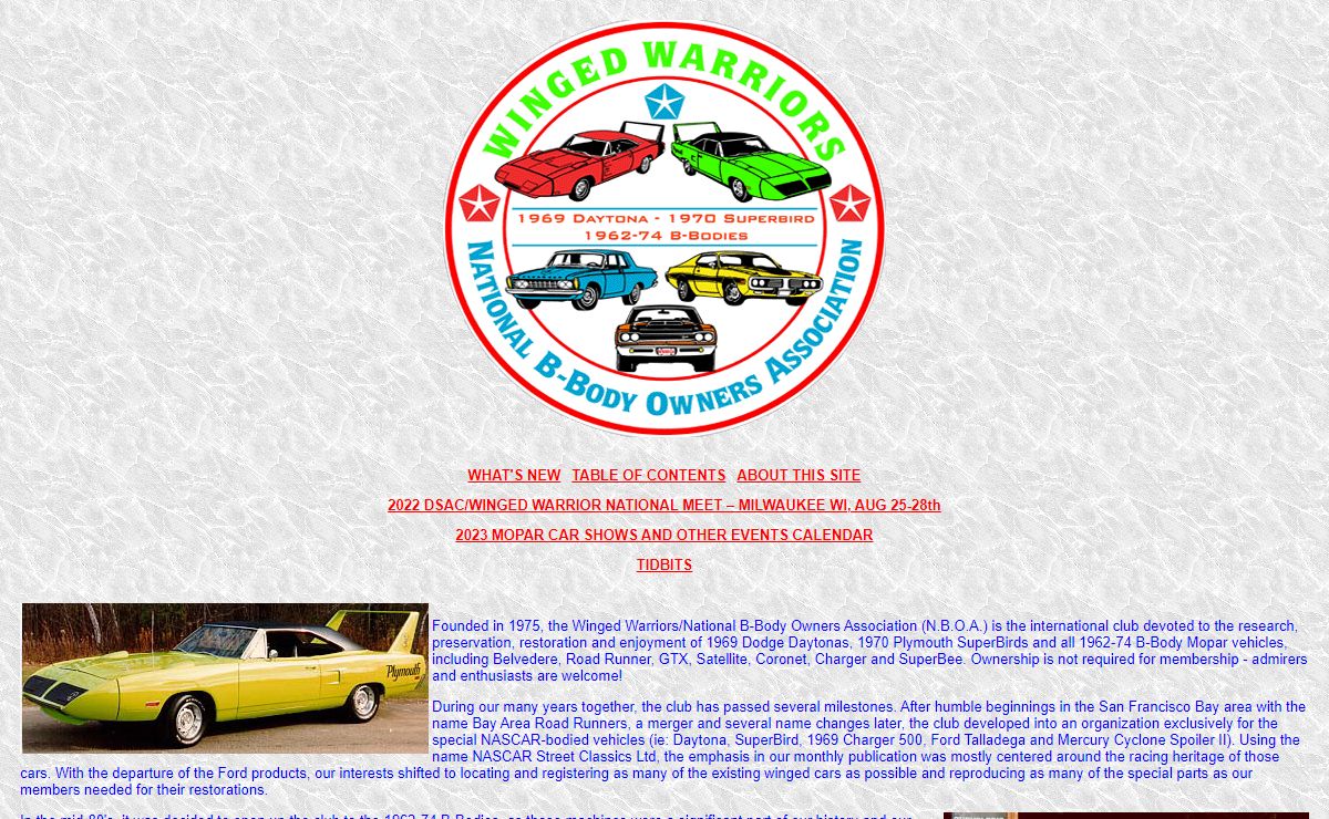 Winged Warriors/National B-Body Owners Association