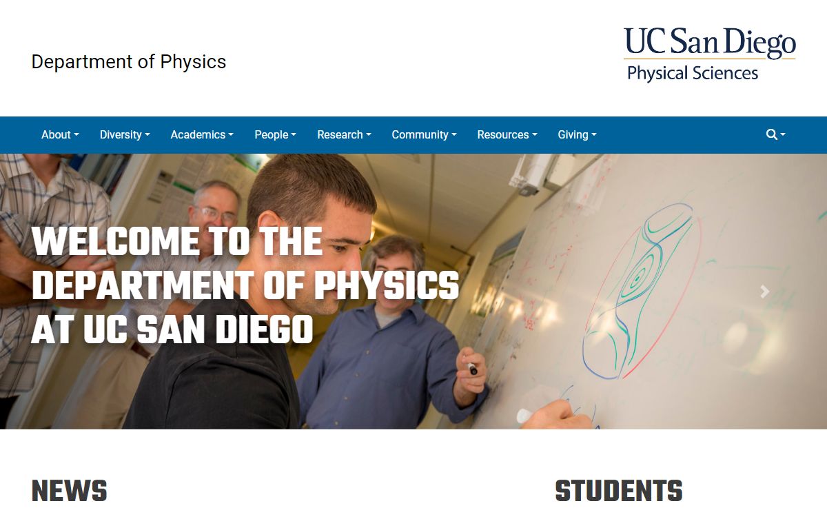 Home | Department of Physics