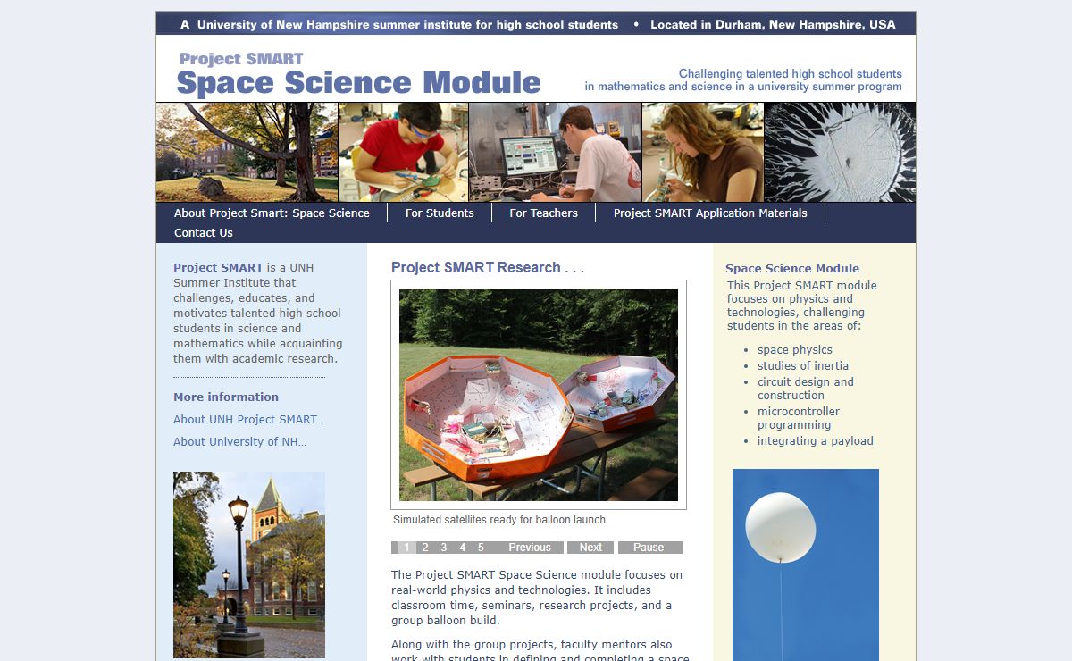 Project SMART Space Science