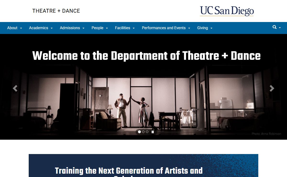 Department of Theatre and Dance