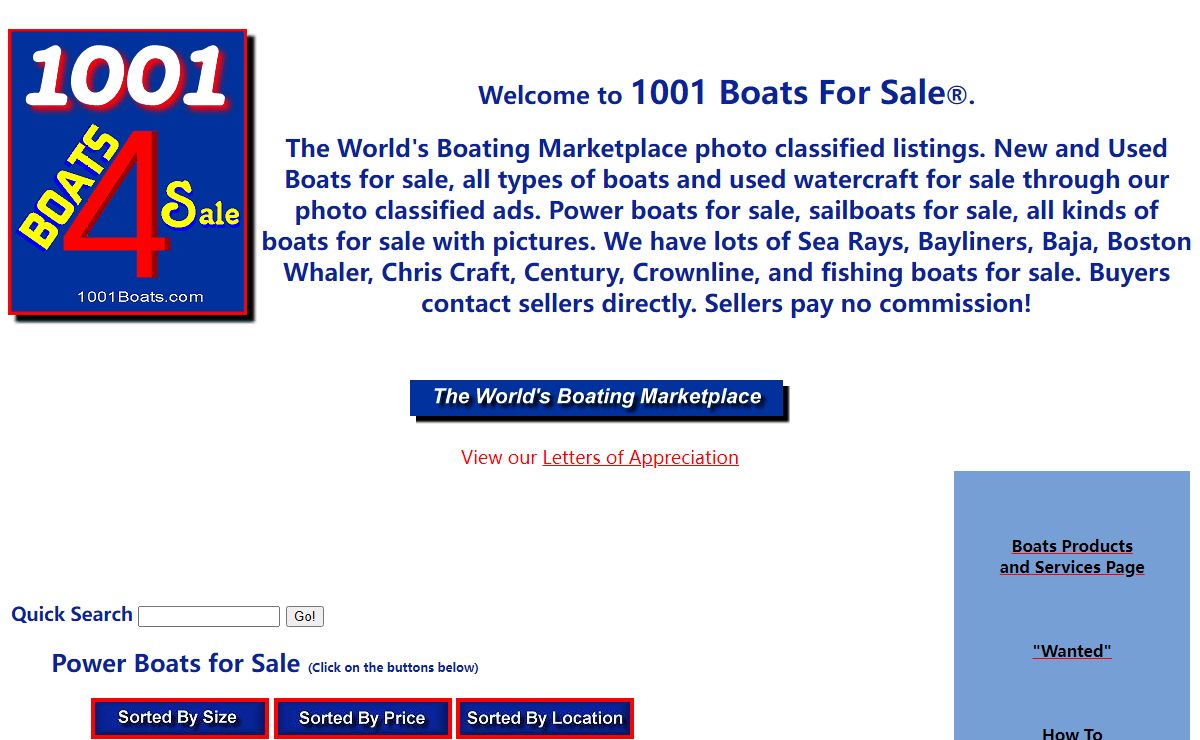 Used Power Boats, Power Boats for Sale, Sailboats for Sale - 1001boats.com