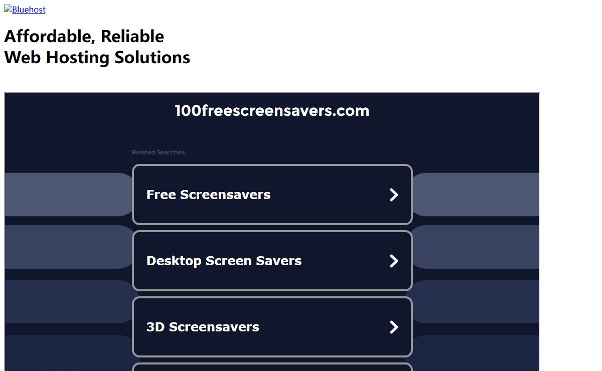 Welcome 100freescreensavers.com - BlueHost.com