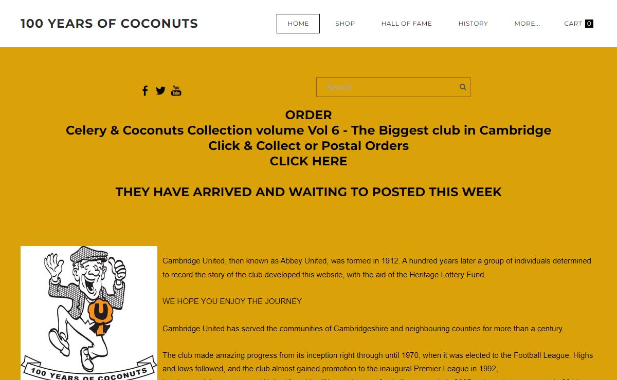 100 YEARS OF COCONUTS - Home