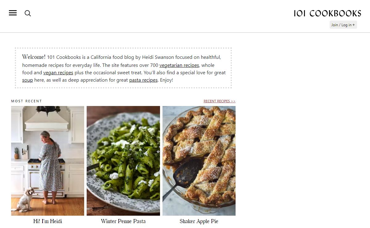 Healthy Recipes and Whole Foods Cooking for Everyday - 101 Cookbooks