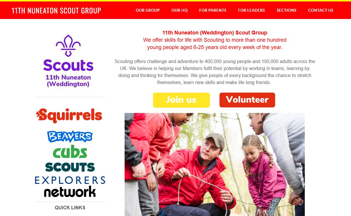 11TH NUNEATON SCOUT GROUP - Home