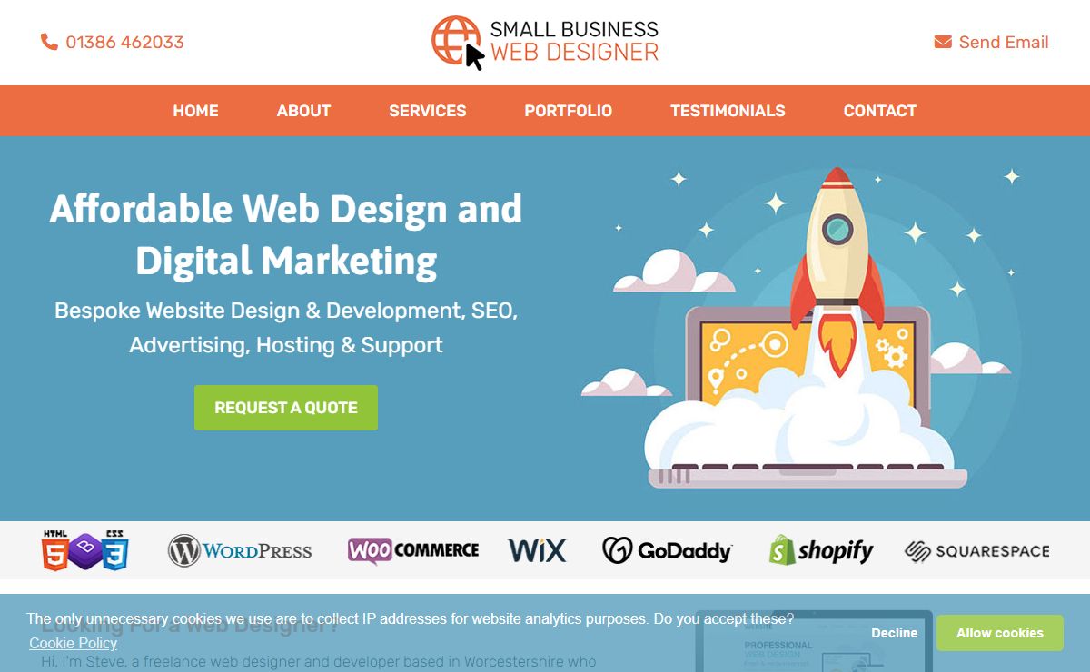 Web Design Services in Worcestershire | Small Business Web Designer