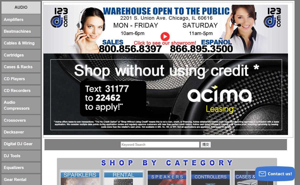 DJ Equipment, Speakers, Controllers, Lighting, DJ Software