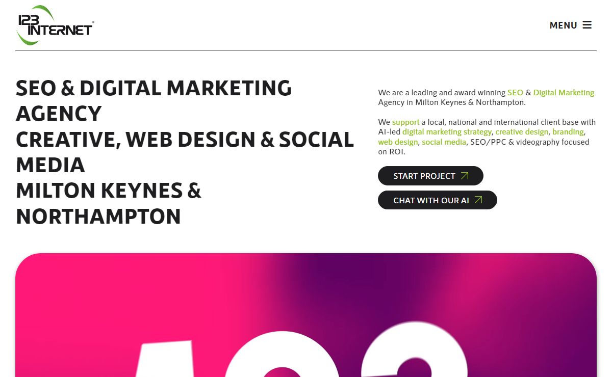 Digital Marketing Agency Milton Keynes & Northampton | Web Design, SEO, Social Media & Creative Services