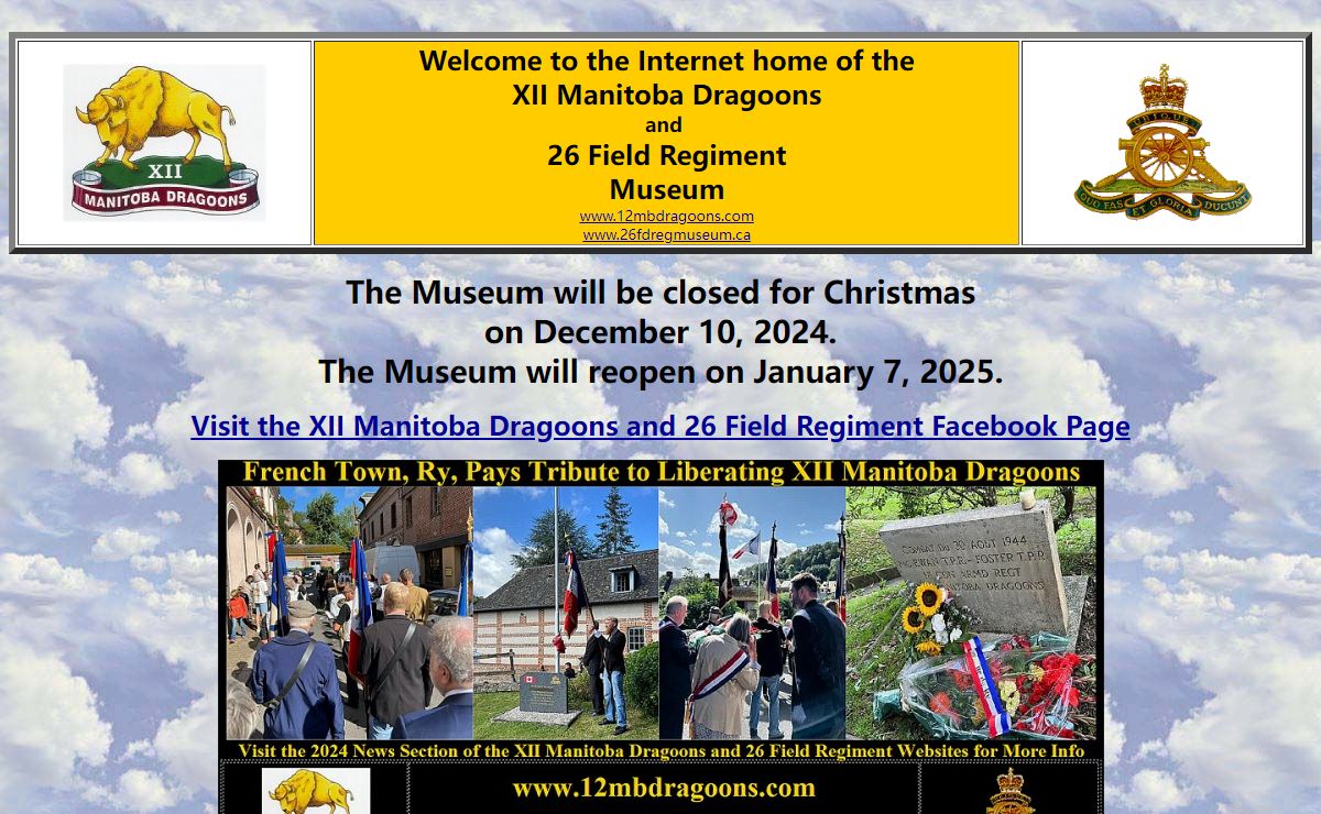 Museum Welcome ~ Site Map