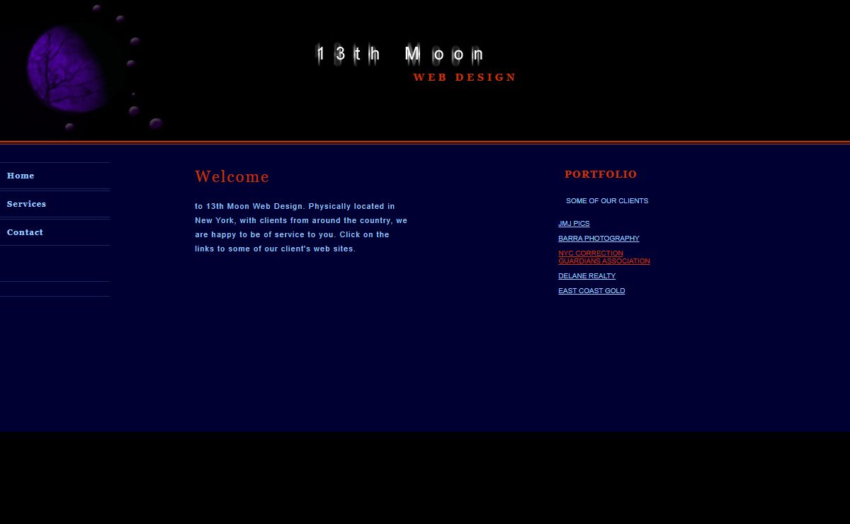 13th Moon Web Design