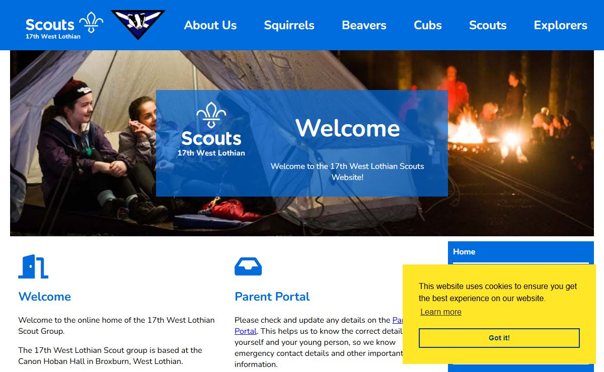Home | 17th West Lothian Scout Group