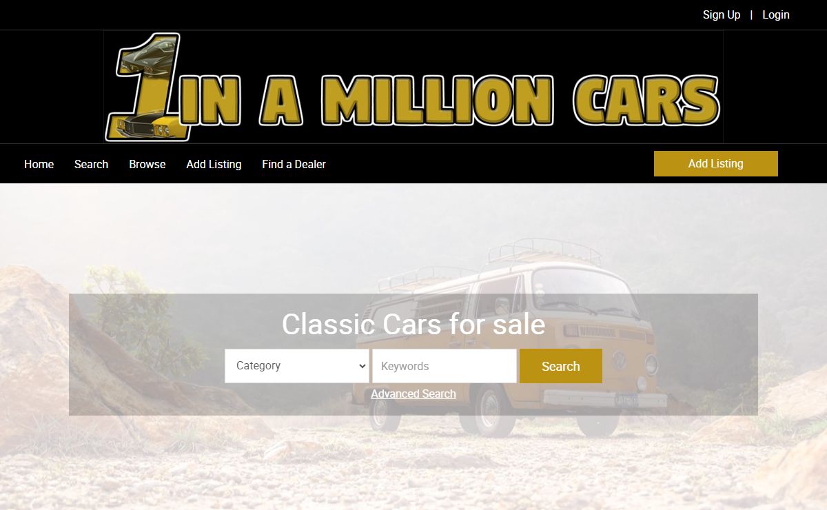 1 in a Million Cars | Classic Cars for sale