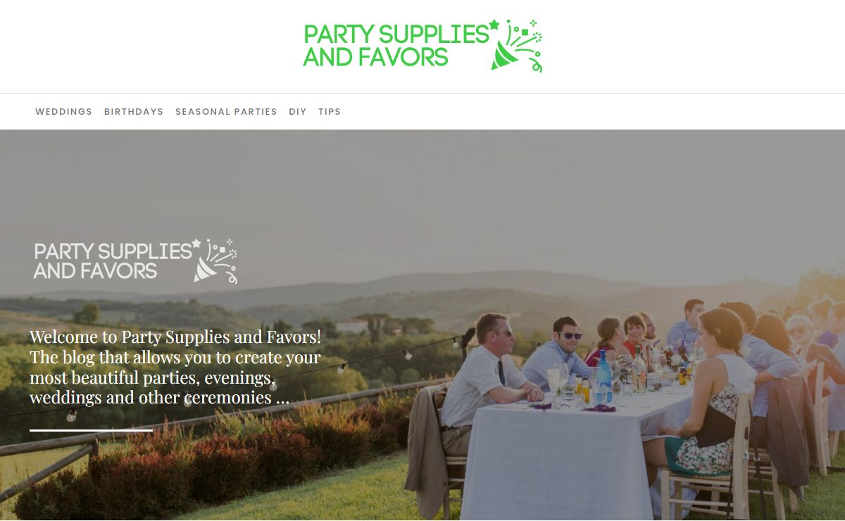 Party Supplies and Favors Create your best memories