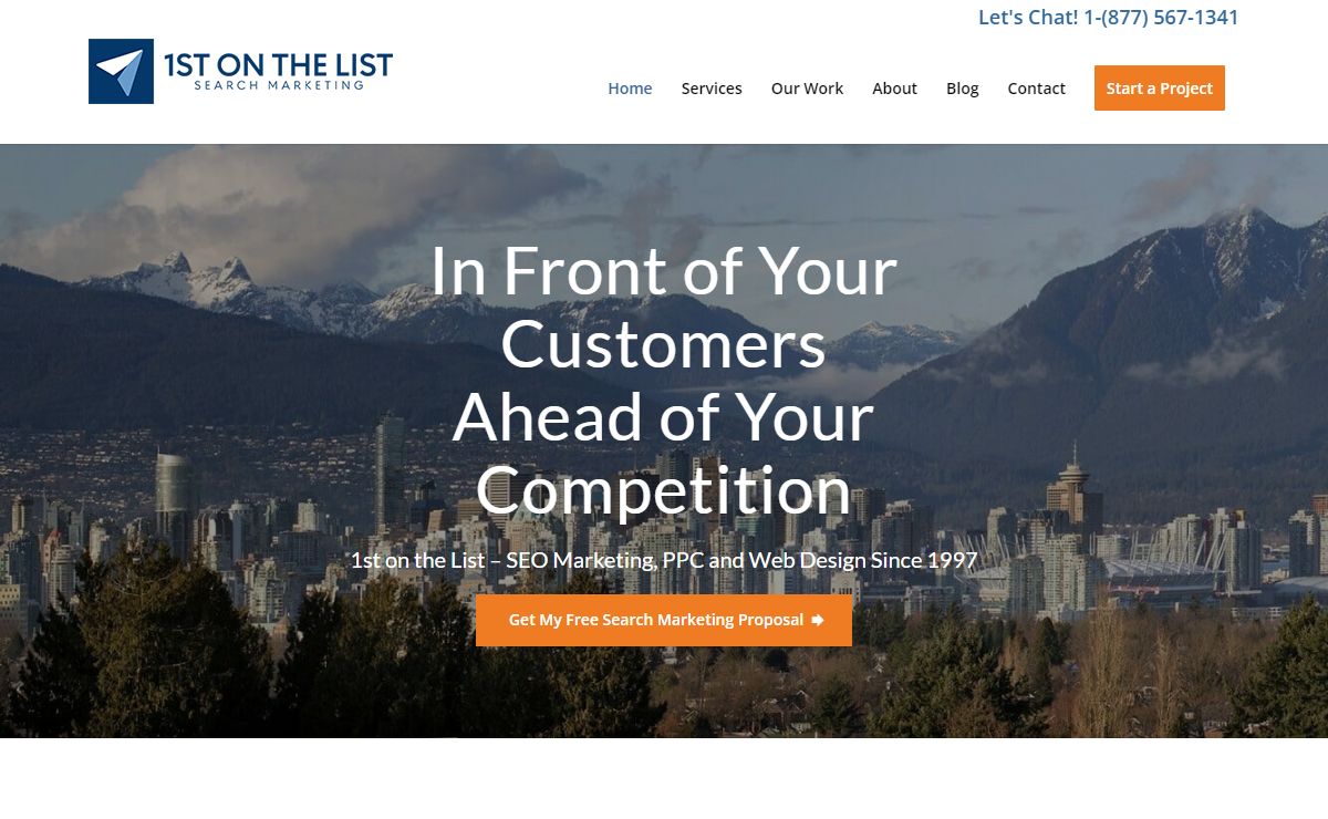 1st on the List Promotion Inc | SEO Marketing Vancouver