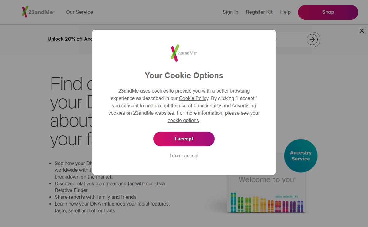 DNA Genetic Testing For Ancestry & Traits - 23andMe International