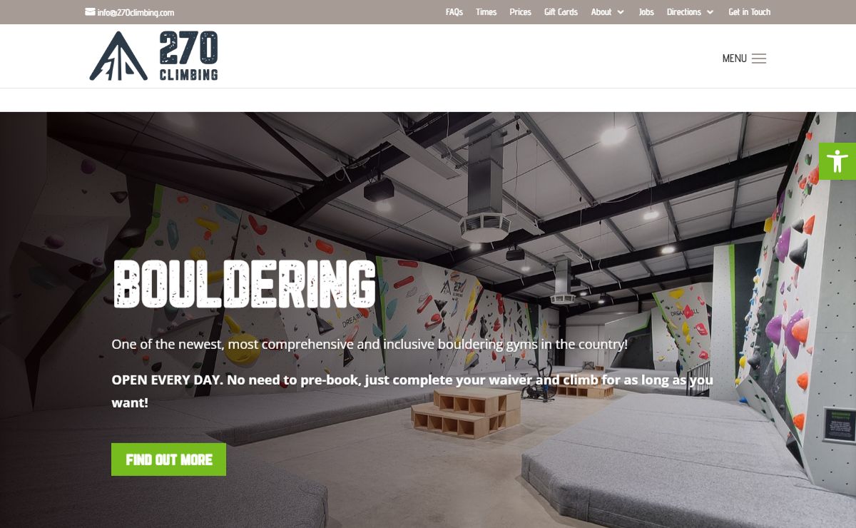 270 Climbing Park | Climbing, Bouldering & High Ropes Course