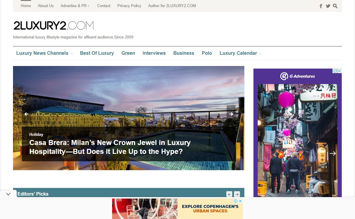 Luxury lifestyle magazine for affluent audience|The very best in luxury curated daily