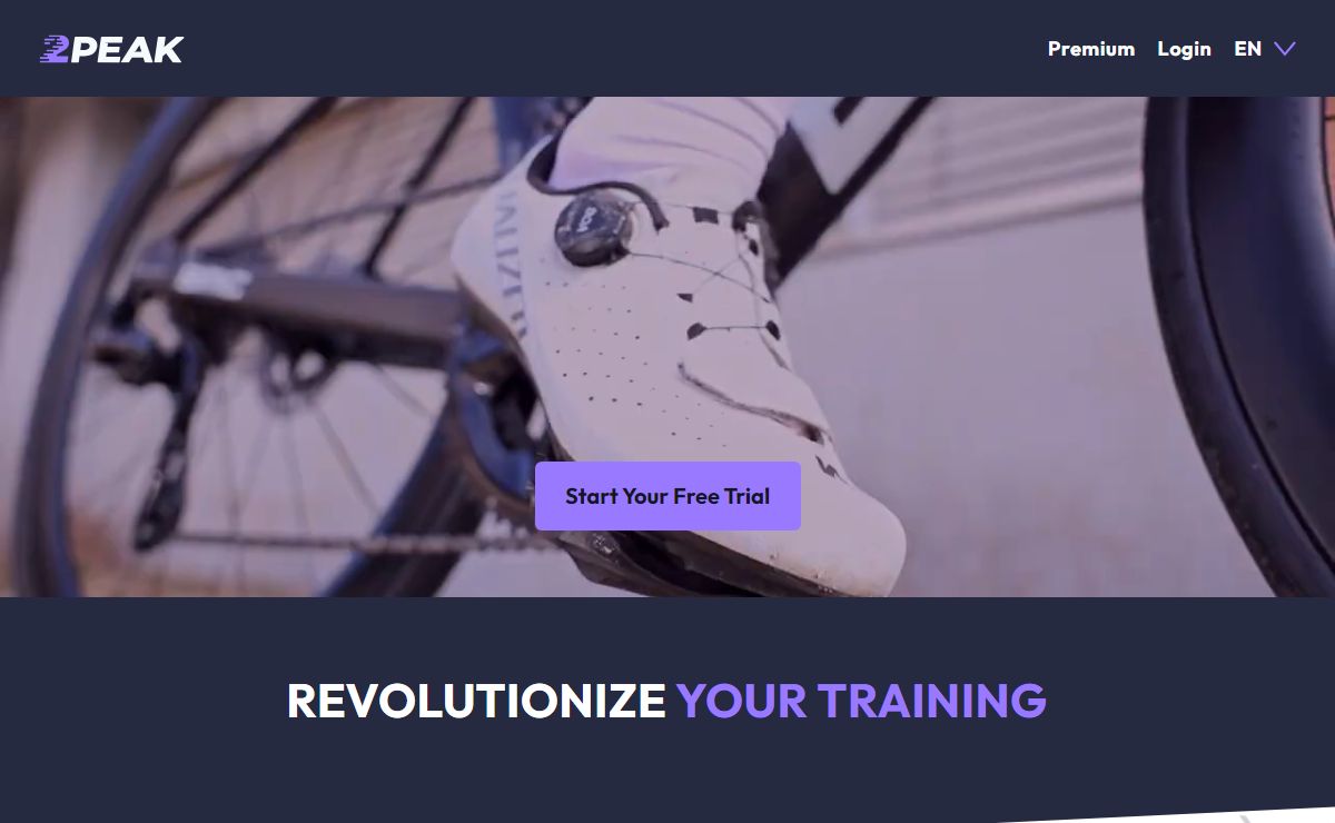 2PEAK.com - AI Based Training Program for Triathlon & Cycling