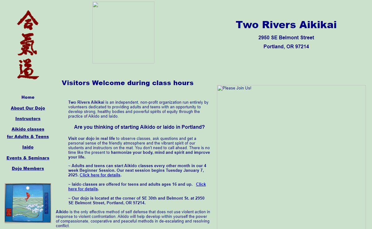 Two Rivers Aikikai Home Page