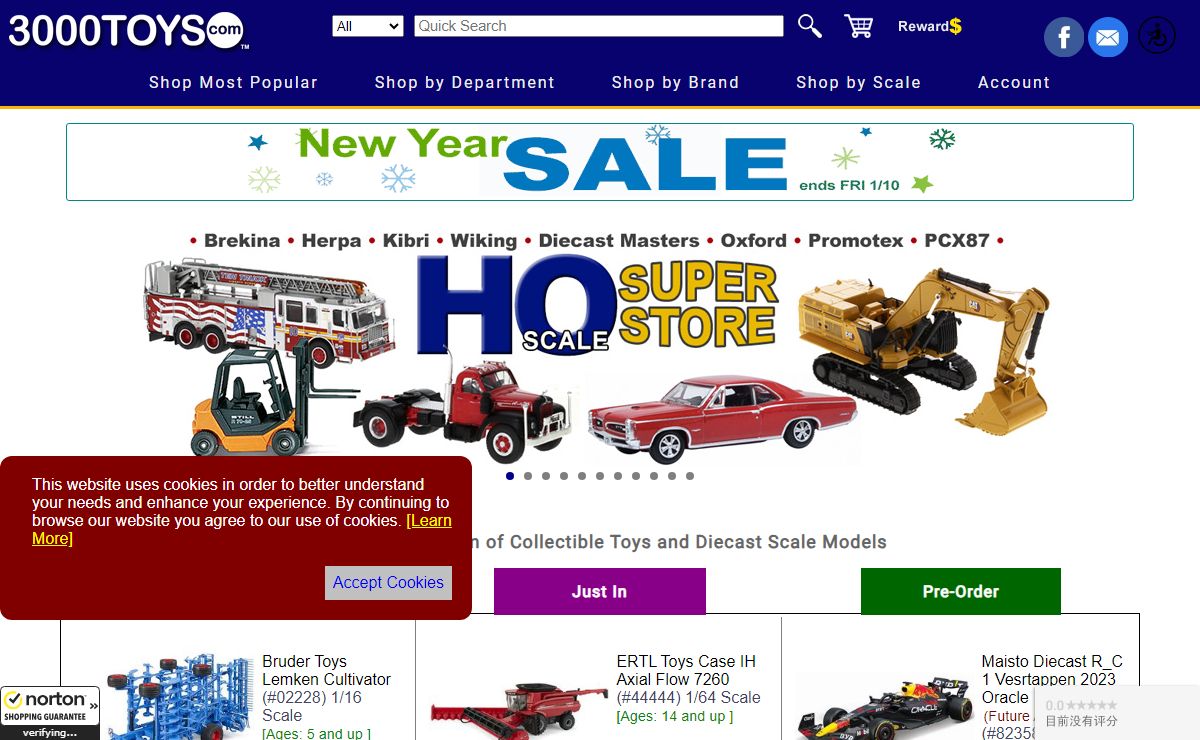 Diecast Model Cars, Trucks, Farm and Construction Equipment. Collectible Toys and Hobby Plastic Scale Models and Kits