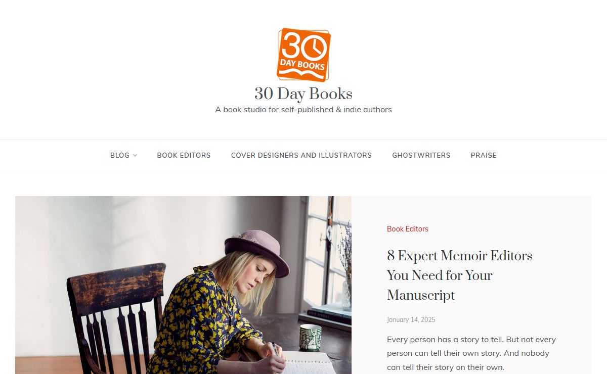 Welcome to 30 Day Books - 30 Day Books