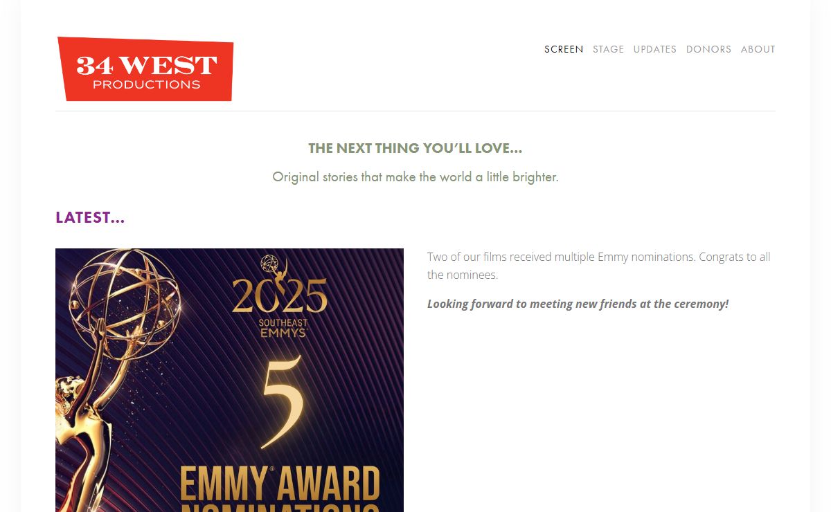 34 West Theater Company