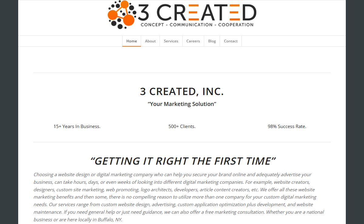 3 Created Inc. Custom Website Marketing Company & Advertising Buffalo NY