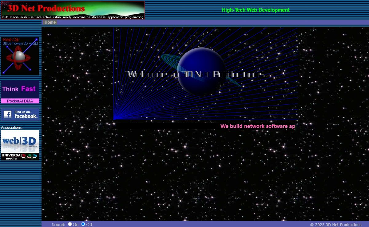 3D Net Productions - High-Tech Web Development