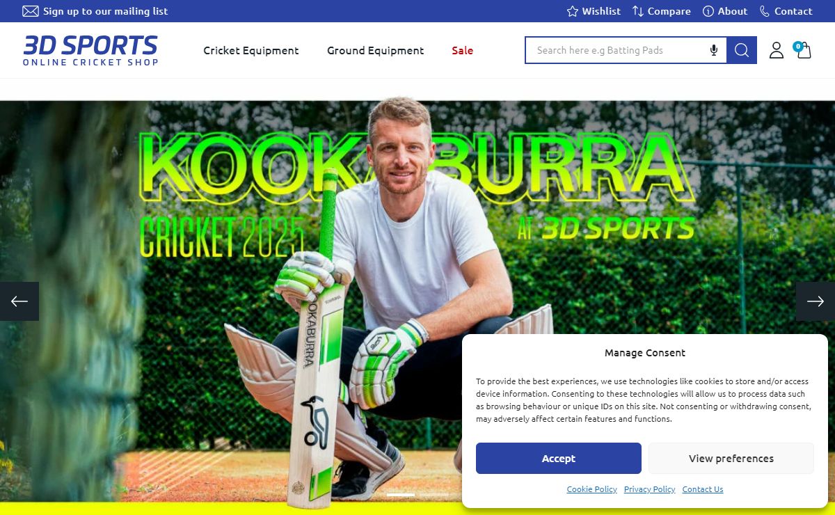 Run by cricketers, for cricketers.