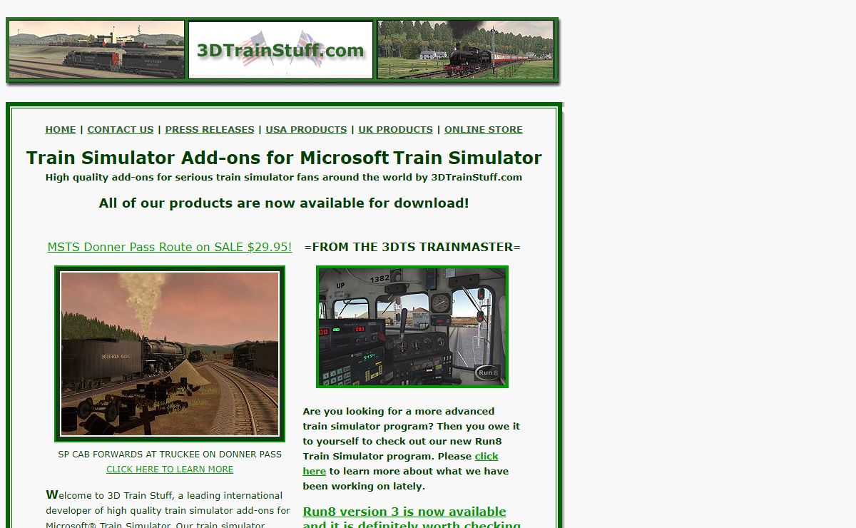 Train Simulator Add-ons for Microsoft Train Simulator