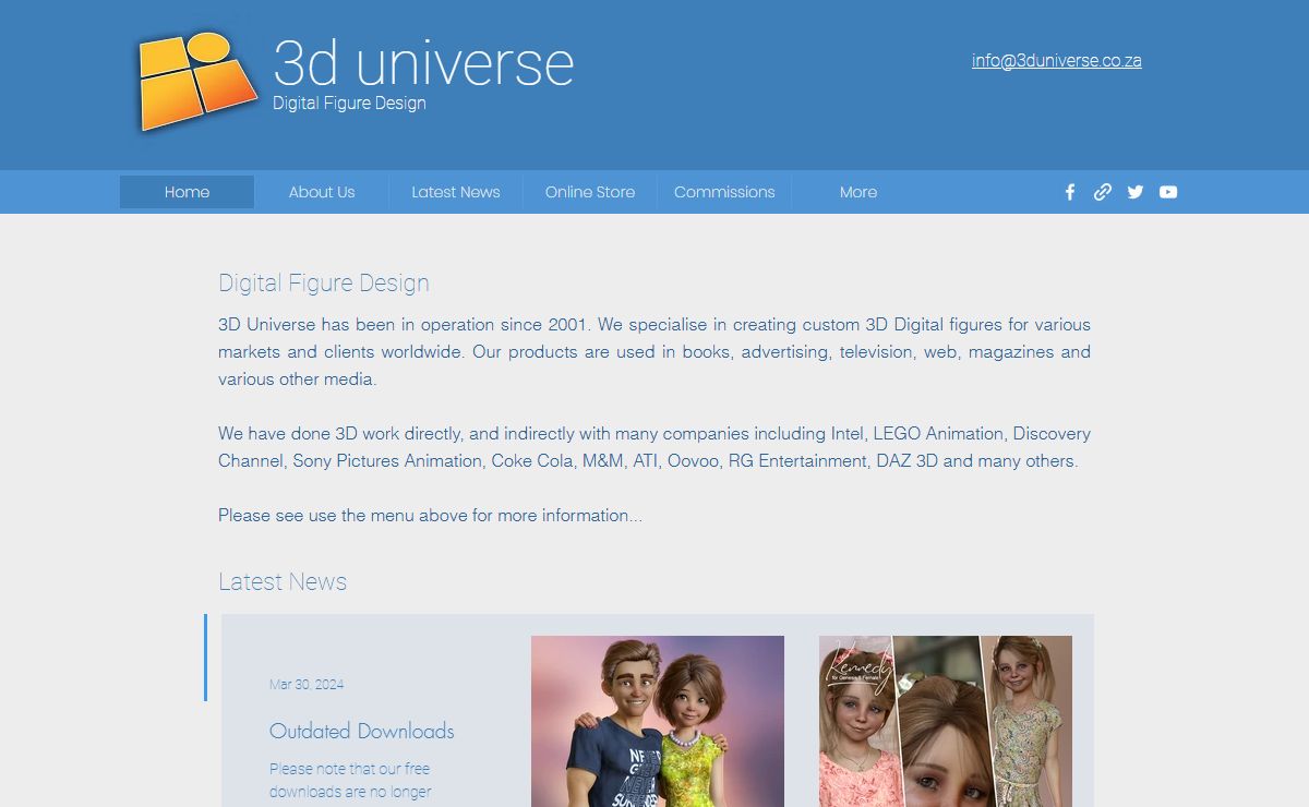 3D Universe | Digital Figure Design for Animation