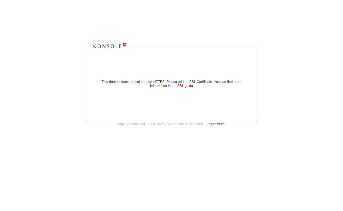 konsoleH :: Login