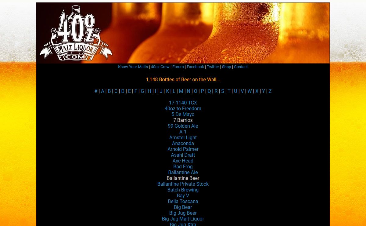 40ozMaltLiquor.com