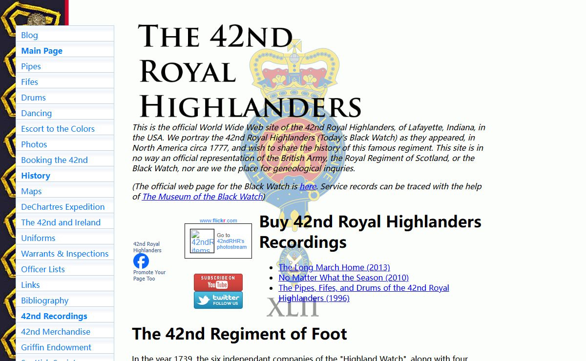 The 42nd Royal Highlanders - Pipes, Fifes, and Drums of Lafayette, IN